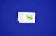 प्लास्टिक माइक्रो सिम कार्ड IPhone 4 से नैनो सिम के लिए अडैप्टर