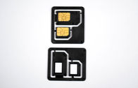 प्लास्टिक ABS दोहरी सिम कार्ड एडाप्टर नियमित रूप से फोन पर / दोहरी सिम अडैप्टर