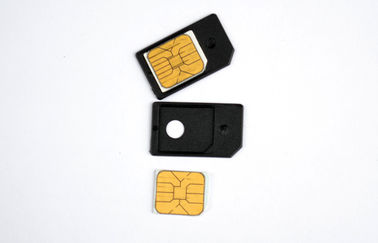 3FF नैनो माइक्रो सिम कार्ड अडैप्टर मिनी ब्लैक 1.5 x 2.5 सेमी iPhone के लिए
