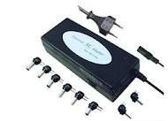 Universal Ac power Adapter Laptop 120W for Family with 8 Tips of 2 Prong / 3 Prong