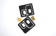 प्लास्टिक 2 1 नैनो दोहरी सिम कार्ड एडेप्टर में, प्लास्टिक ABS 3.9 x 3.4 सेमी