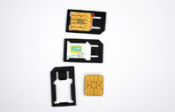 2013 नई डिजाइन मानक माइक्रो सिम कार्ड अडैप्टर 3FF मिनी काले प्लास्टिक