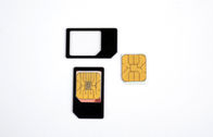 मानक काले माइक्रो सिम कार्ड अनुकूलक, 3FF 2FF सिम अनुकूलक करने के लिए