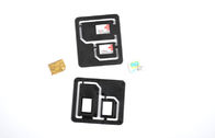 मिनी माइक्रो प्लास्टिक 2FF के साथ नैनो सेल फोन के सिम कार्ड एडाप्टर
