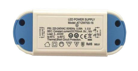 36W EN 55015 लगातार वोल्टेज एलईडी ड्राइवर 12V 3000Ma / 24V 1500Ma