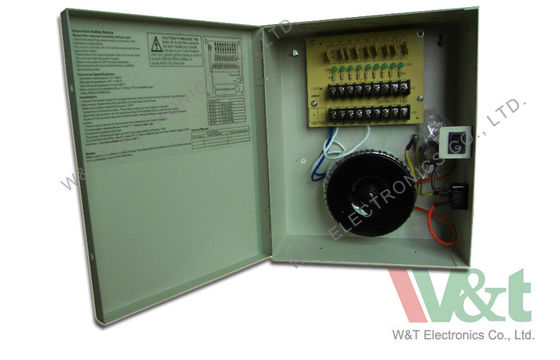 एसी 24V 4 amp 96W 8 चैनल सीसीटीवी बिजली कैमरा, अभिगम नियंत्रण के लिए आपूर्ति