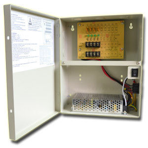 PTZ / DVR / एलईडी Dricer लिए 4Way 5A सीसीटीवी सुरक्षा बिजली की आपूर्ति 12 वी सीई एफसीसी