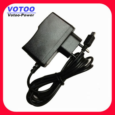 मिनी / माइक्रो डीसी प्लग, सीसीटीवी बिजली की आपूर्ति के साथ 10W 5V 2A दीवार माउंट पावर एडाप्टर