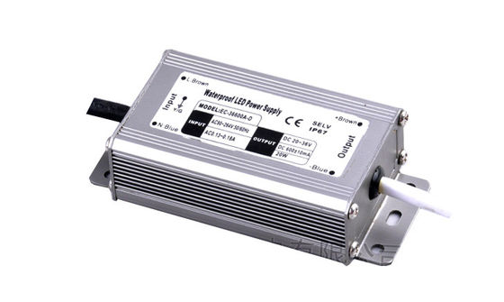 50Hz विद्युत लगातार वर्तमान आउटडोर एलईडी चालक 600mA 20W, एकल आउटपुट