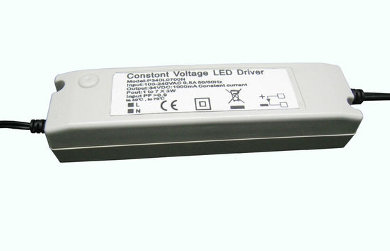 मिनी एसी डीसी लगातार वोल्टेज एलईडी चालक 24V 0.8A स्वत: बहाली के साथ