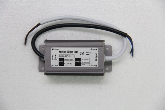 IP68 21W 650mA निरंतर वर्तमान एलईडी बिजली की आपूर्ति 20V - 36V डीसी, स्विचिंग बिजली की आपूर्ति