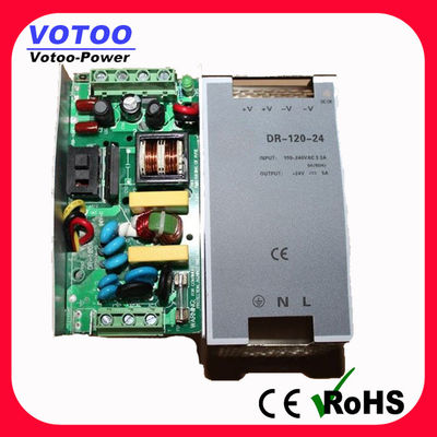 High Efficiency Metal 120W Single Output IN Rail Power Supply 12V 10A