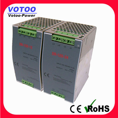 High Efficiency Metal 120W Single Output IN Rail Power Supply 12V 10A