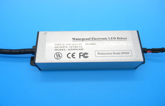 शॉर्ट सर्किट 12V डीसी बिजली की आपूर्ति / IP68 के लिए एलईडी ट्यूब निविड़ अंधकार चालक एलईडी