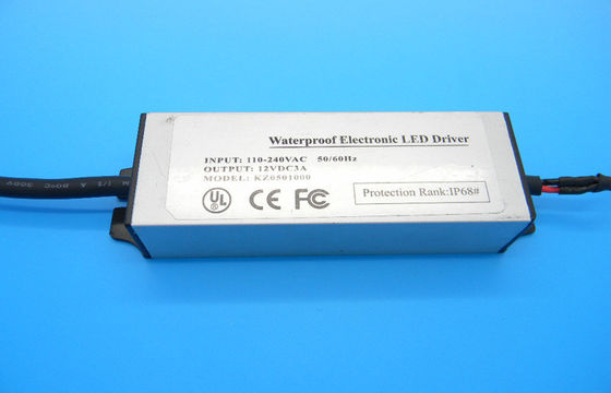 शॉर्ट सर्किट 12V डीसी बिजली की आपूर्ति / IP68 के लिए एलईडी ट्यूब निविड़ अंधकार चालक एलईडी