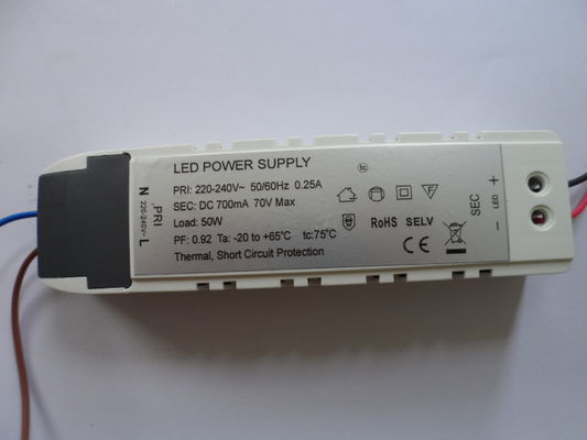 48W EN 55015 Constant Current Led Downlight Driver 27V 1200Ma CE