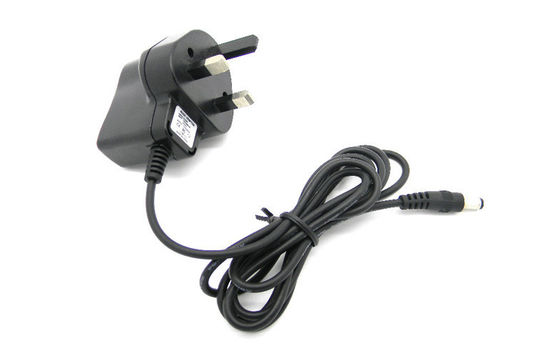 ब्रिटेन प्लग के साथ दीवार माउंट पावर एडाप्टर ओवर वोल्टेज स्विचन DC6V 500mA