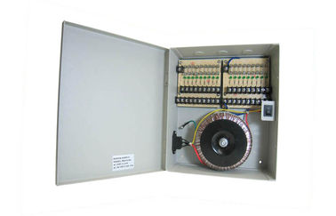 18 चैनल सीसीटीवी बिजली की आपूर्ति 12VDC 400W 13Amp सीई प्रमाणित के साथ
