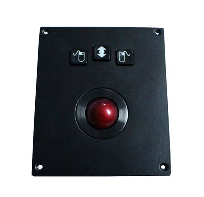 IP65 waterproof military Phenolic Resin mechanical Trackball with 3 mouse buttons