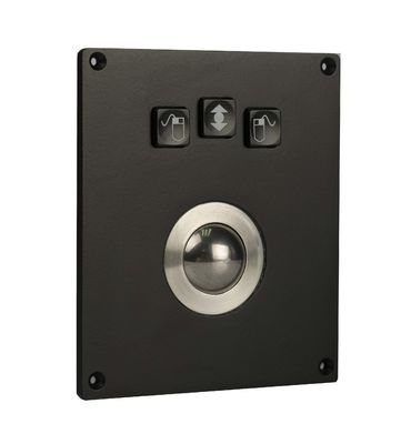 IP65 waterproof military Phenolic Resin mechanical Trackball with 3 mouse buttons