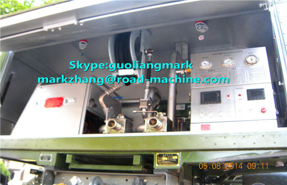 यूरो मानक LHD या RHD साथ SINOTRUK HOWO हरी सैन्य 6 * 4 पानी के टैंकर ट्रक 25000L