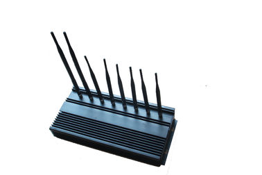 35dBm 4G WIFI हाई पावर जैमर / ब्लॉकर EST-808N3 मिलिट्री, ब्लैक के लिए