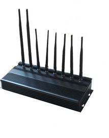 35dBm 4G WIFI हाई पावर जैमर / ब्लॉकर EST-808N3 मिलिट्री, ब्लैक के लिए