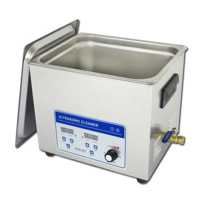 समायोज्य पावर Benchtop अल्ट्रासोनिक क्लीनर 10liter हार्डवेयर तेल हटाने