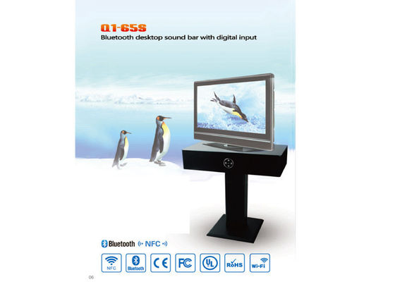 Desktop Sound Bar Bluetooth Home Stereo Speakers With Digital Input